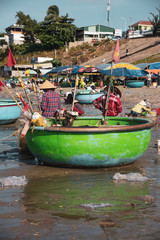 Obraz premium Vietnam, Mui Ne fishing village