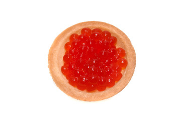caviar isolated on white background