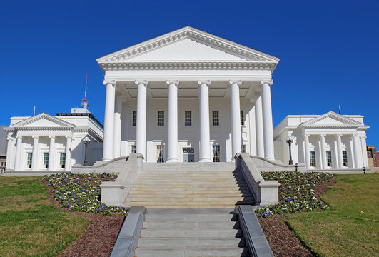 Virginia Capitol Building In Richmond