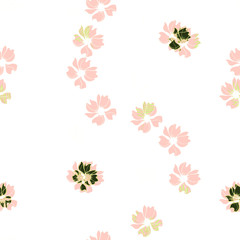 Beautiful seamless floral pattern background.