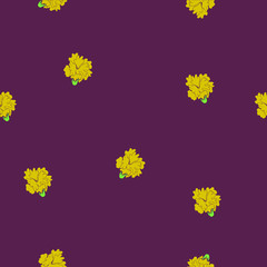 Beautiful seamless floral pattern background.