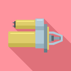 Sport car starter icon. Flat illustration of sport car starter vector icon for web design