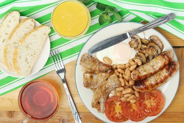 Classic English breakfast