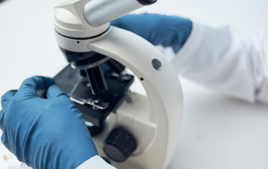 microscope and equipment