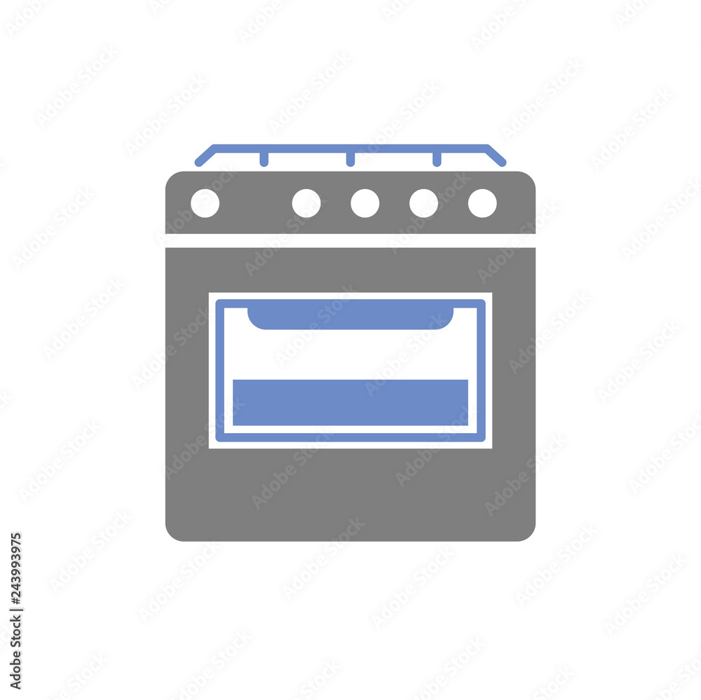 Poster cooker icon on white background for graphic and web design, modern simple vector sign. internet conc