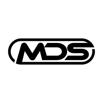 letter M D S vector logo