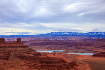 Fototapeta premium Panoramic view of famous Dead Horse Point State Park, Utah