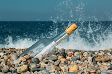 Bottle with a message