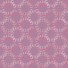 Fototapeta na wymiar Polka dot seamless pattern. Mosaic of colored balls. Geometric background. Can be used for wallpaper, textile, invitation card, web page background.