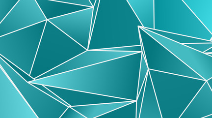 Abstract Low-Poly triangular modern background