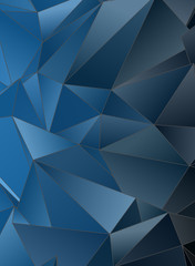 Obraz premium Abstract Low-Poly triangular modern background