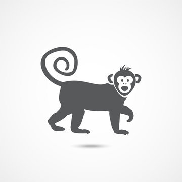 Monkey vector icon