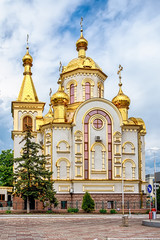Fototapeta na wymiar Orthodox Church of St. Nicholas in Donetsk 2