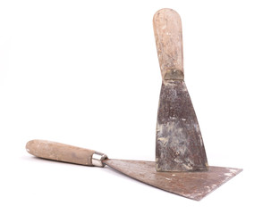 Old putty knifes