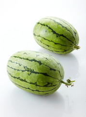 Fresh fruit watermelon. On white background