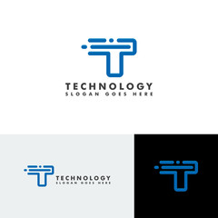 Letter T logo Template design vector