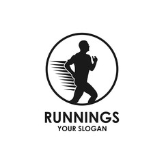 running logo template