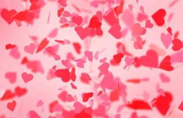 Falling hearts for Valentine’s day