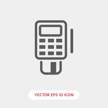 pos terminal icon vector