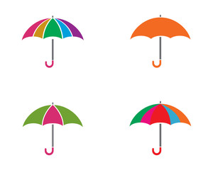 umbrella logo template vector icon © indra23_anu