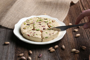 halva with pistachio