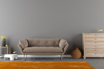 WOHNZIMMER SOFA HELLE WAND