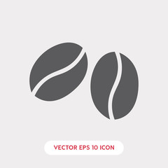 coffee beans icon vector