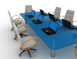 3d conference room