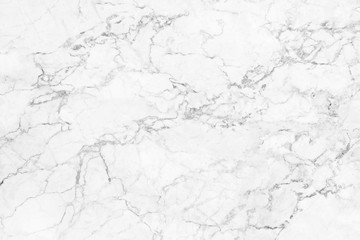 Obraz premium White marble texture background pattern with high resolution.