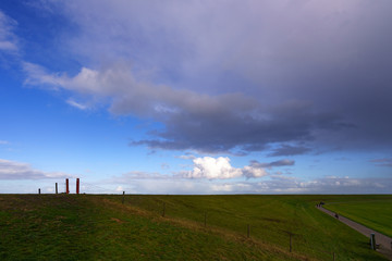 Deich bei Greetsiel