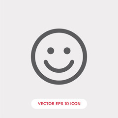 smiley icon vector