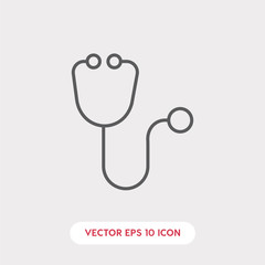 Stethoscope icon vector