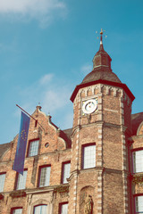 Detail of City Council building in Dusseldorf, Germany
