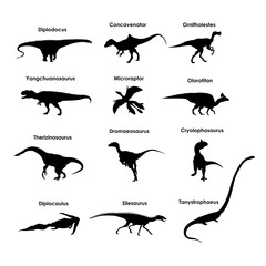 Dinosaur Silhouettes