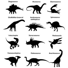 Dinosaur Silhouettes