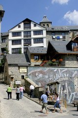 Huesca. Lanuza. Sallent de Gallego. Spain
