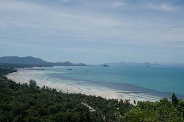 Fototapeta premium Travel Destination. Samui Island in The Golf of Thailand