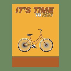 bicycle wheel shirt. Life is better on a bike. Stylish tee print - Vector