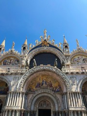 Fototapeta na wymiar Palace Duomo in Venice, Italy. Medieval architecture