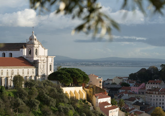 Fototapeta na wymiar Lissabon, Miradouro da Graça