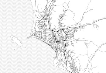 Area map of Lima, Peru