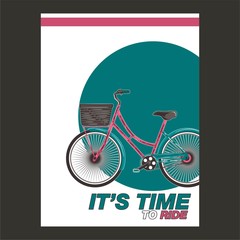 Cycling Poster Design Template Vector Illustration - Vector