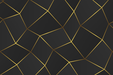 Golden geometric abstract pattern.