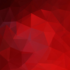 Background made of red triangles. Square composition with geometric shapes. Eps 10