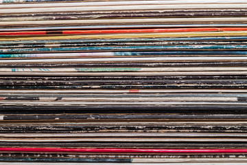 Collection of vinyl records