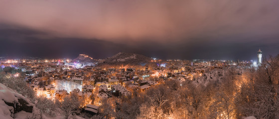 Night in the city, Plovdiv - european capital of culture 2019, Bulgaria