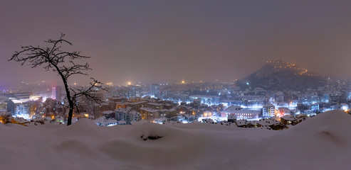 Night in the city, Plovdiv - european capital of culture 2019, Bulgaria