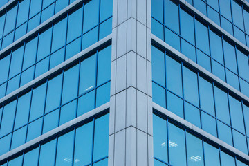 Fototapeta na wymiar close up of modern buildings 