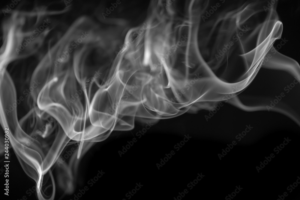 Wall mural abstract smoke