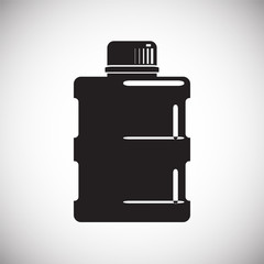 Bottle icon on white background for graphic and web design, Modern simple vector sign. Internet concept. Trendy symbol for website design web button or mobile app